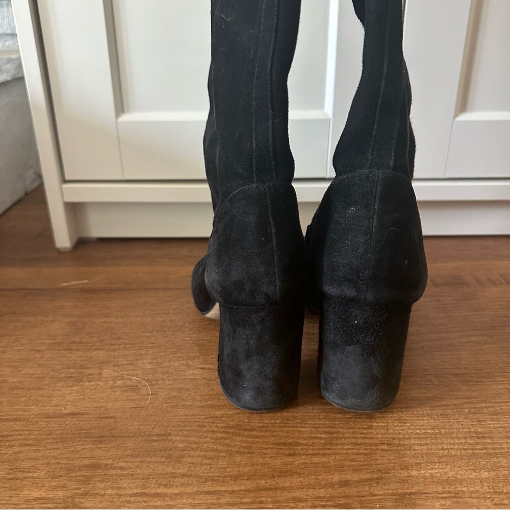 Sam Edelman Black Suede Boots size 8 - Picture 4 of 6